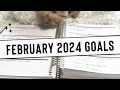 My February 2024 Goals | MakseLife Horizontal