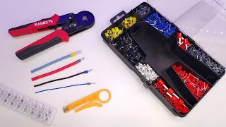KAiWEETS KDC01 Wire Crimping Tools Set 1200pcs.
