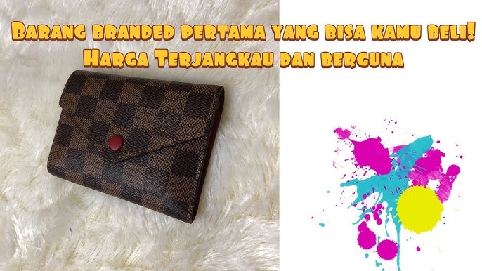 LOUIS VUITTON ADELE MONOGRAM CANVAS COMPACT WALLET BROWN-E5485-SOLD 