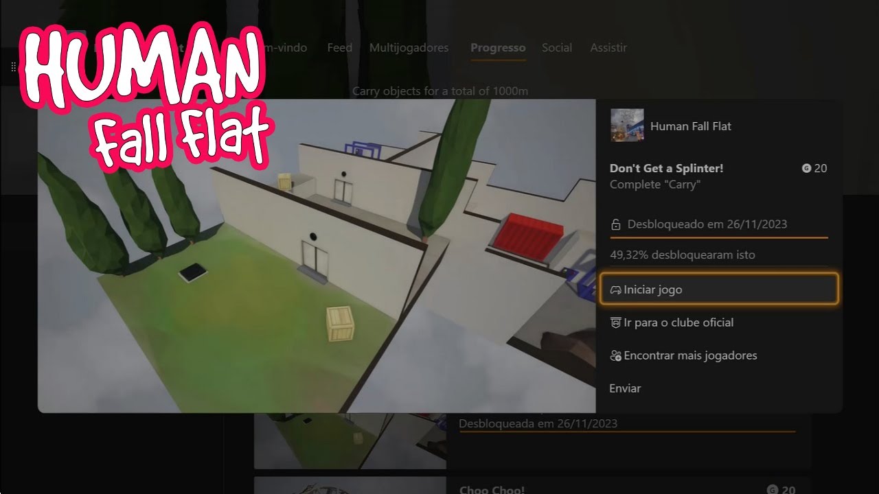 CONQUISTA DONT GET A SPLINTER COMPLETE CARRY l HUMAN FALL FLAT l XBOX ...