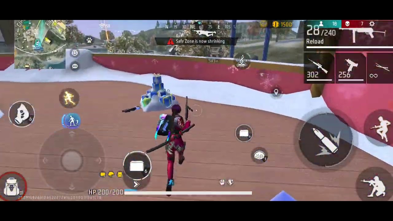 Free fire iam playing with me this is my first video 