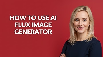 HOW TO USE AI FLUX IMAGE GENERATOR - Julia