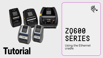 Zebra ZQ600 Series How To: Use the Quad Ethernet Cradle Accessory