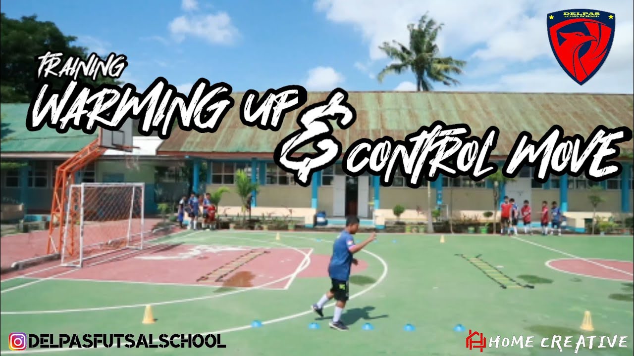TRAINING FUTSAL WARMING UP & CONTROL MOVE | FUTSAL SCHOOL 2022