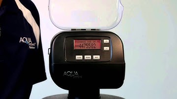 Aqua Systems AQX Clearing The Service Alarm