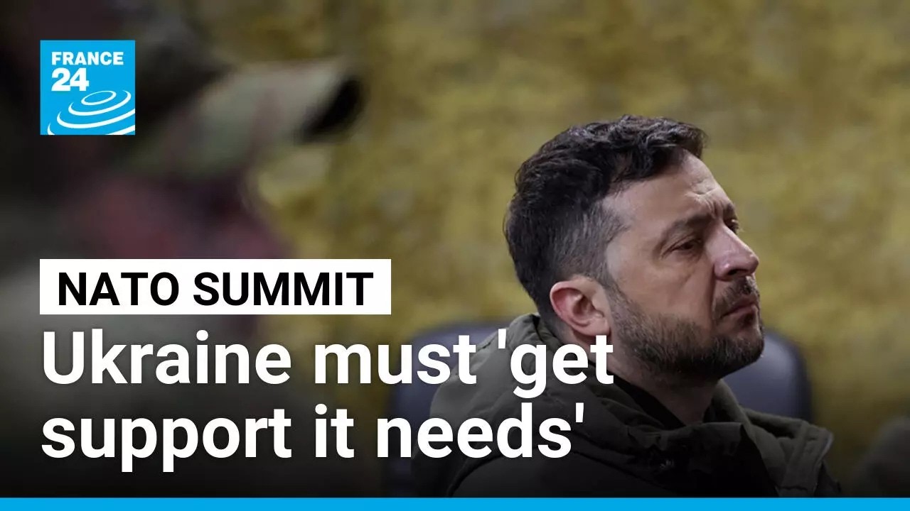 Ukraine must 'get the support it needs': allies prepare for NATO summit • FRANCE 24 English