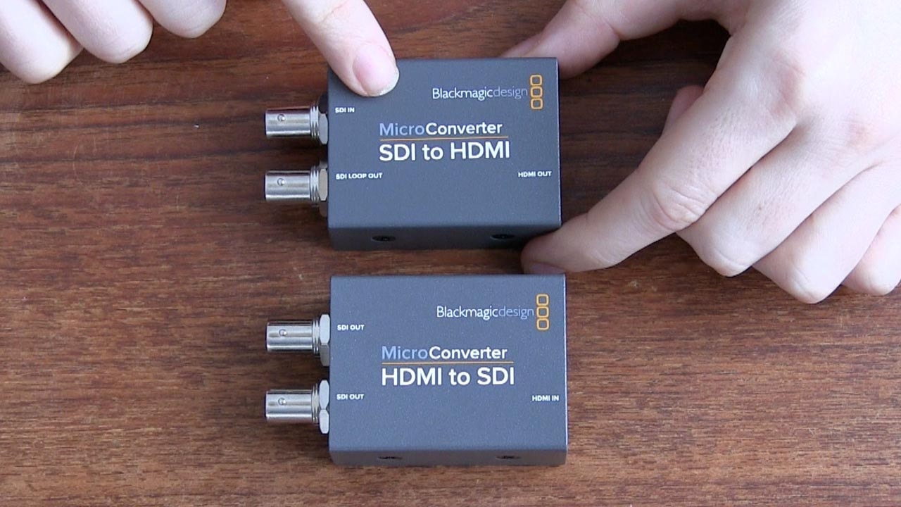 BMD Micro Converters - to HDMI & HDMI to SDI // Show and Tell Ep.4 - YouTube