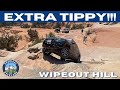 Jeep Grand Cherokee (WK2)  and Toyota 4Runner | Off Roading Wipeout Hill | Moab Utah