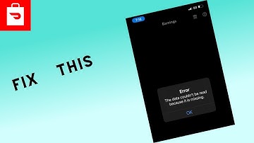 How to Fix “The data couldn’t be read because it is missing” in Dasher App