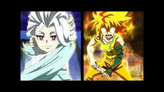 بي باتل بورست : فريد ضد جوين / FREE VS GWIN beyblade burst