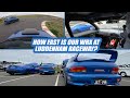 How Fast is our GC8 WRX at Luddenham? On Track with Mighty Car Mods STi & BRZ