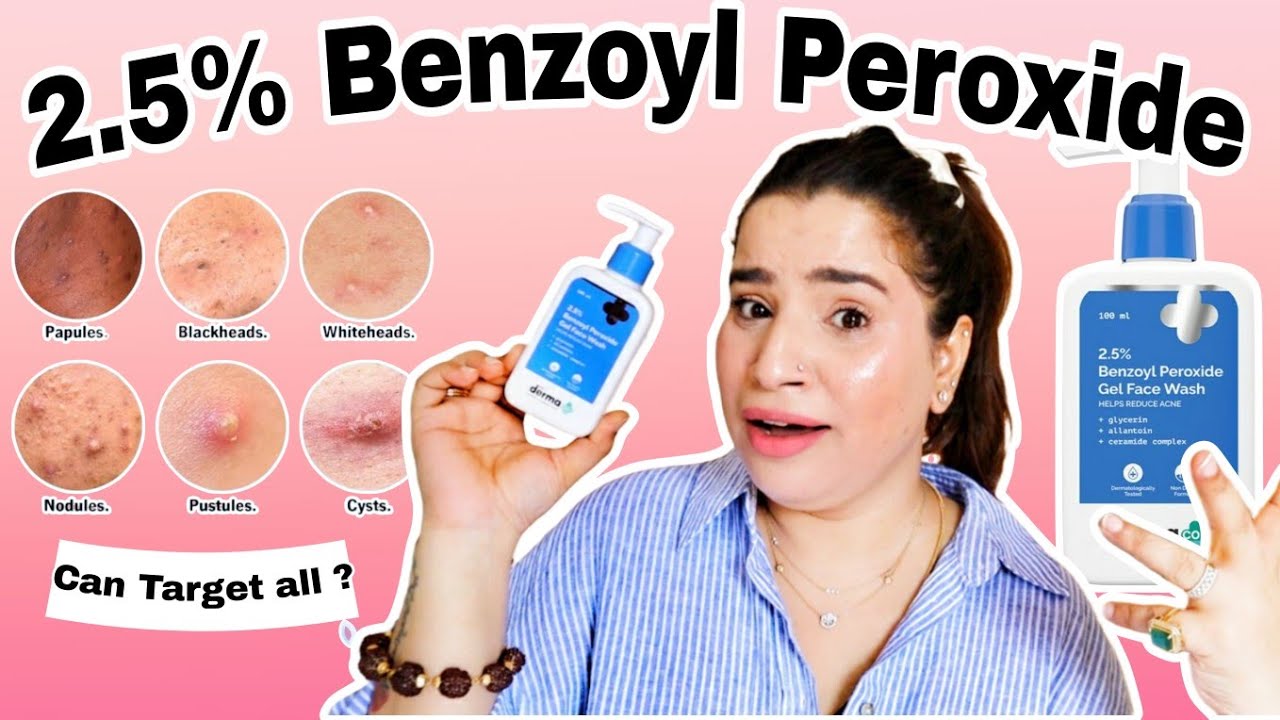 NEW The Derma Co 2.5% Benzoyl Peroxide Gel Face Wash | Best Face Wash for Acne? Honest Review!