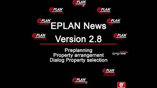 EPLAN Platform 2.8: Preplanning Property Arrangement