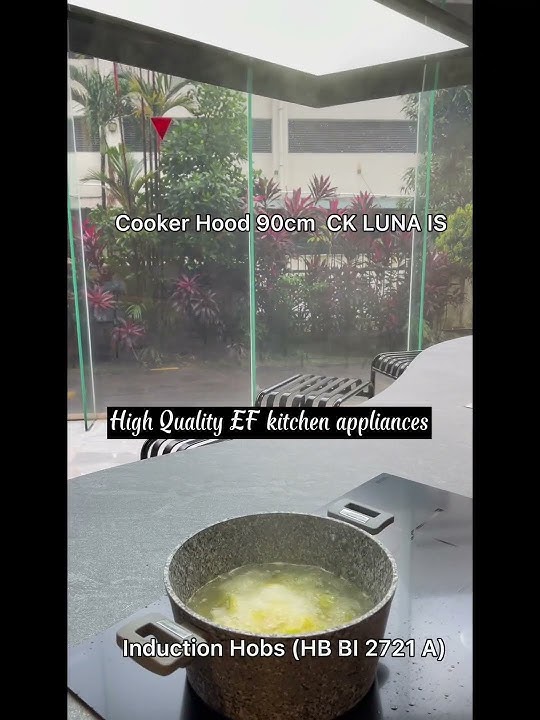 EF Appliances Tiktok Viral Pasta Chips | Gesture Control Cooker Hood Scratch Resistant Induction Hob