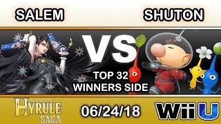 Hyrule Saga - Liquid MVG | Salem (Bayonetta) Vs. Shuton (Olimar) Top 32 Winners - Smash 4