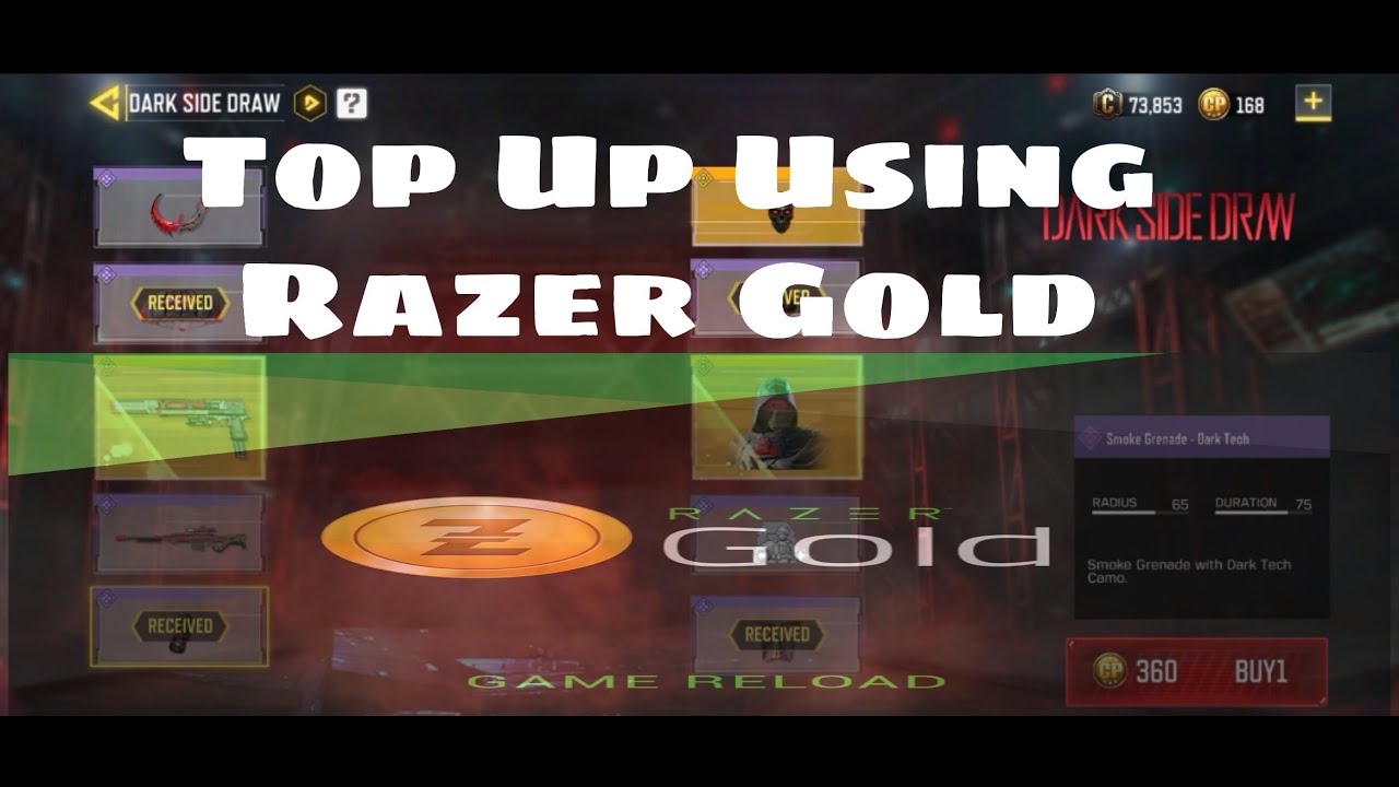 How to buy COD Points (CP) in Call of Duty Mobile? (Using Razer Gold. Link  on the description.) 