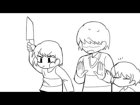 う　ま　れ　た　It gave birth!!!! (Chara&Frisk&Kris)【UNDERTALE・DELTARUNE】