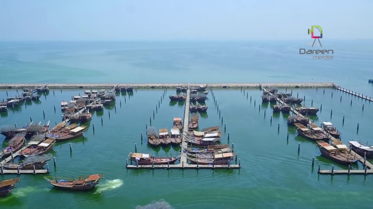 لقطات جوية لساحل جزيرة دارين HD