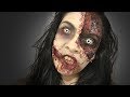 MAQUILLAJE DE ZOMBIE PARA HALLOWEEN⎢MAQUILLAJE FX GORE ZOMBIE⎢DAY ARVIZU♡