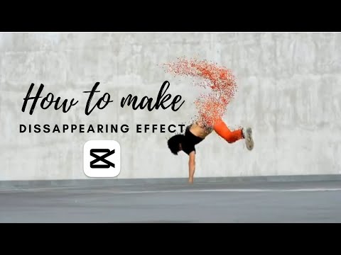 How to make disappearing video effect with capcut | Particles disappear effect | Disappearing effect