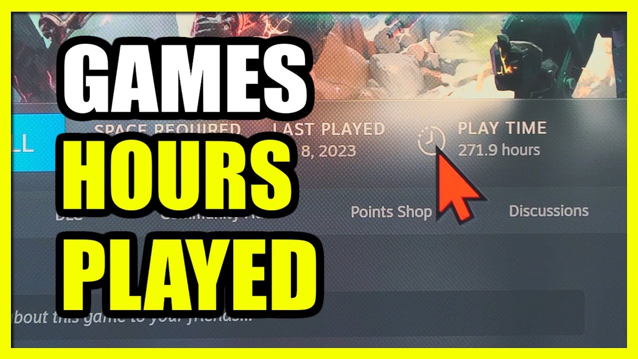 How To View Played TIMES In Hours For STEAM Games PC Settings Tutorial How To View Played TIMES In Hours For STEAM Games PC Settings Tutorial