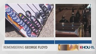 'We're doing this together' | Community comes together to pay respects to George Floyd