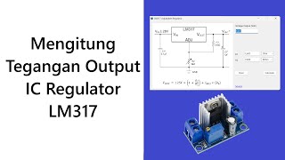 Program to Calculate the Output Voltage of the LM317 Regulator IC | Lazarus Free Pascal