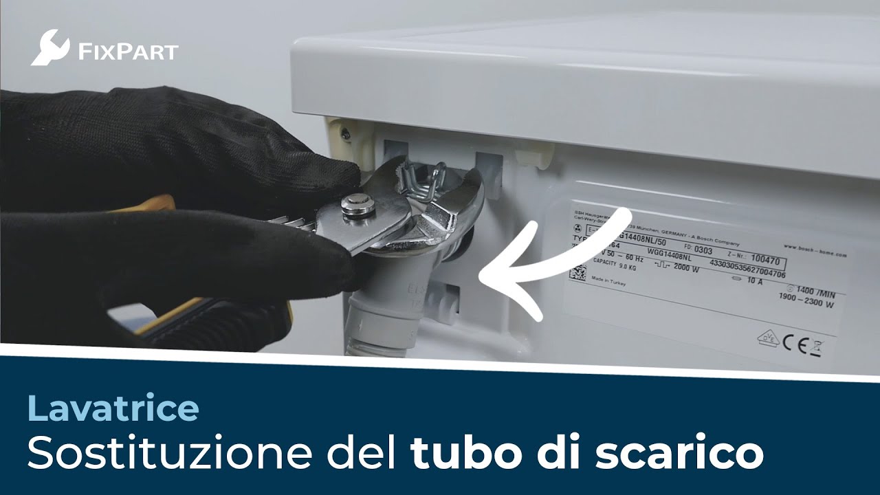 Set Motore Pompa Di Scarico Universale Per Lavatrice Bianca 8,6x5,5x5,5 Pollici - Ricambio Compatibile Whirlpool