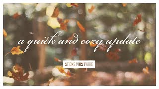 sticks plus twine: A Quick and Cozy Update