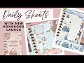 PLAN WITH ME | DAILY SHEETS WITH NEW RONGRONG LAUNCH | @rongrongdevoeillustration