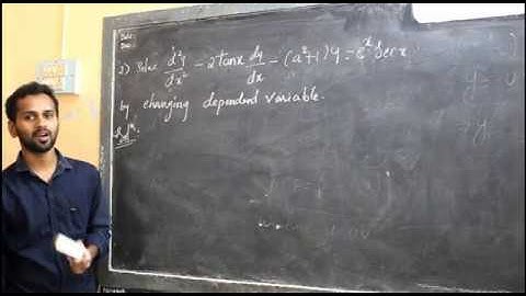 second order orinary linear differntial eqs with variable coefficients changing dependent variable