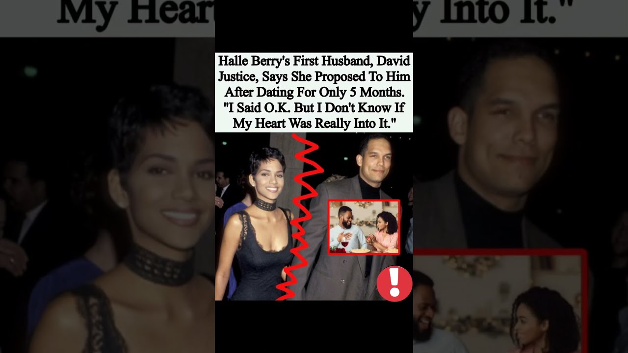 Halle Berry PROPOSED To Her First Husband After Just 5 Months Halleberry Marriage Shorts Viral