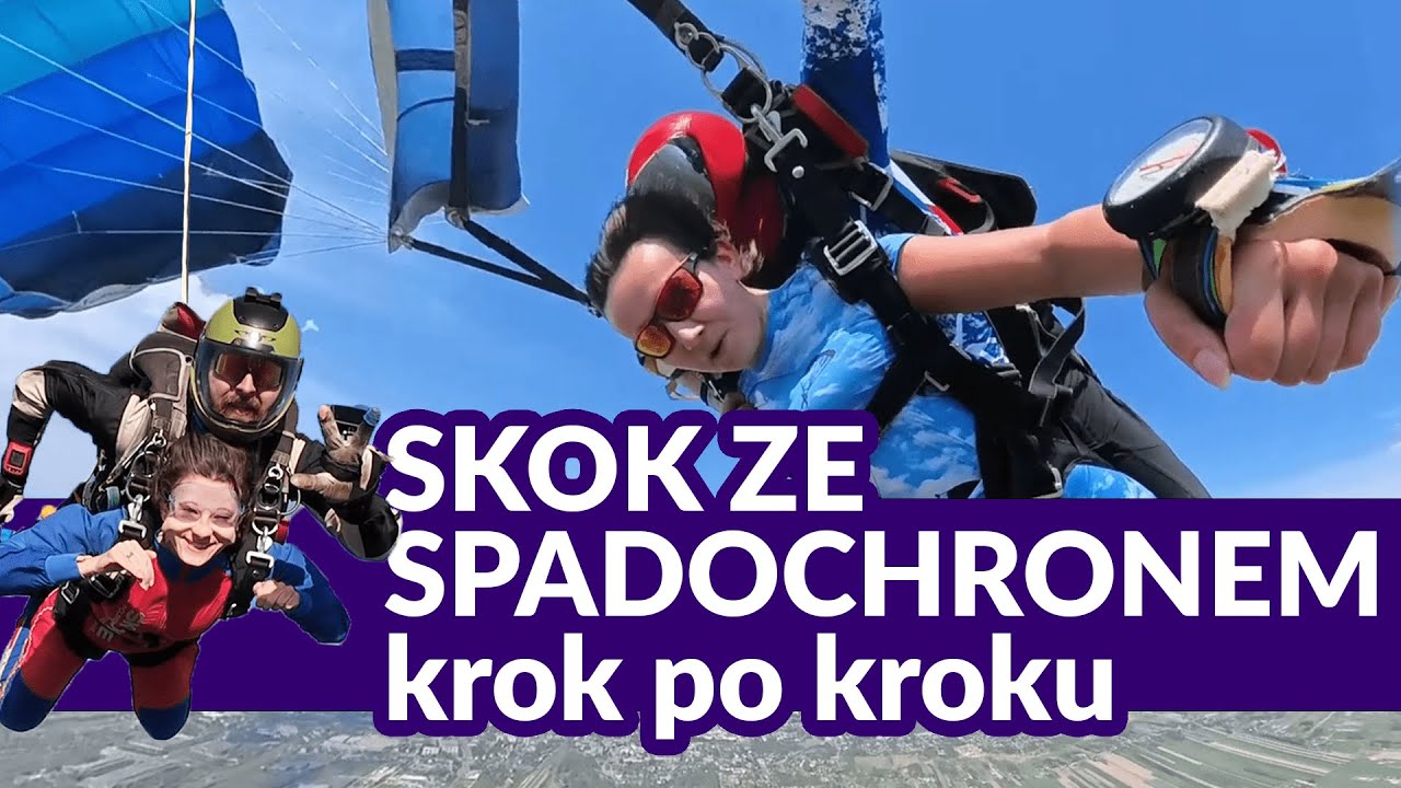 SKOK ZE SPADOCHRONEM - jak wygląda krok po kroku 🪂