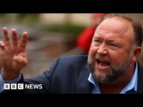 Alex Jones told to pay $965m damages to Sandy Hook shooting victims’ families – BBC News