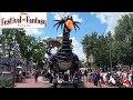 Disney festival of fantasy parade  magic kingdom liberty square  maleficent fire returns 51823