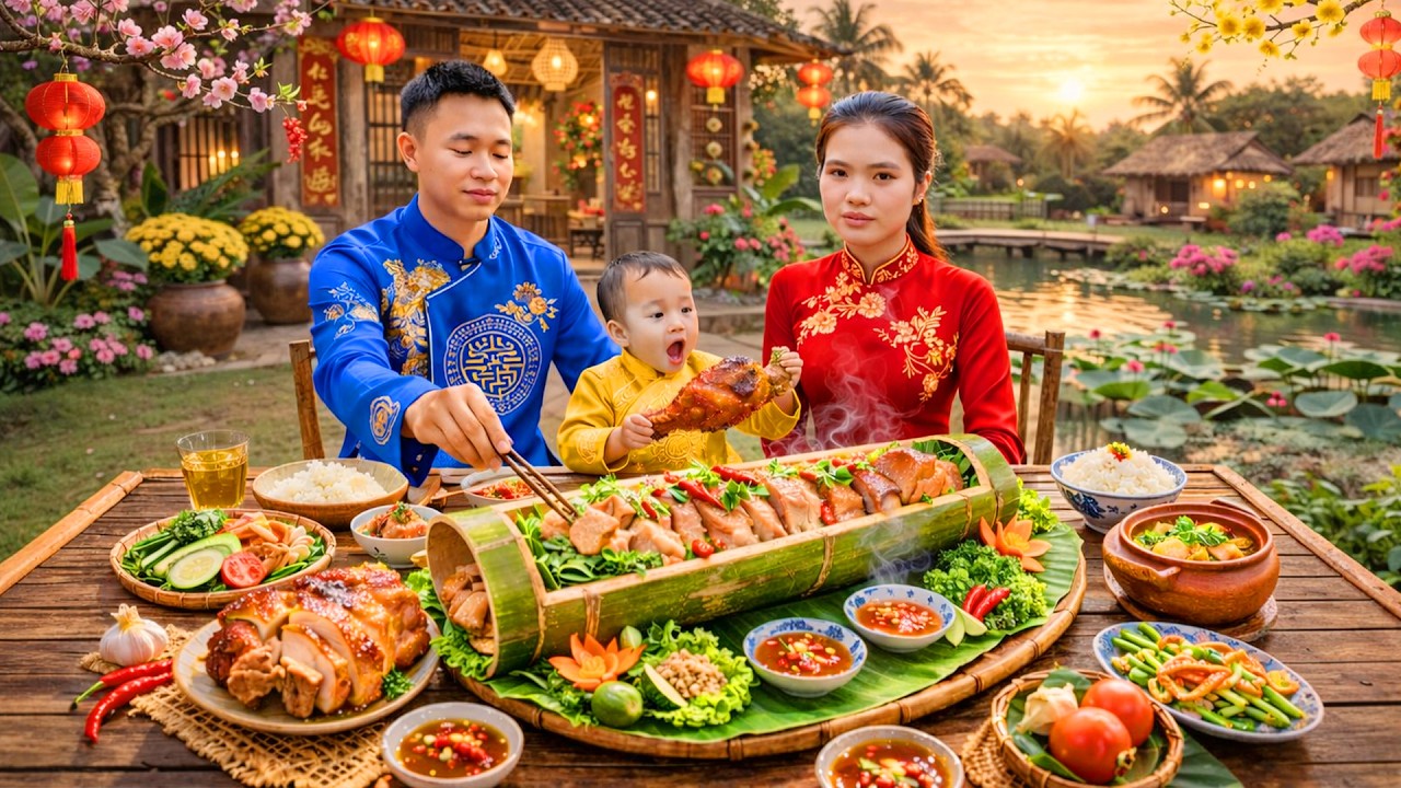 How To Marinate Pork In Bamboo Tubes And Chicken Feet In Thai Sauce For A Delicious Family Meal