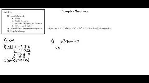 A-level Mathematics 9709: Solving equations with complex roots 1