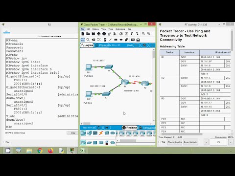 13.2.7 Packet Tracer - Use Ping and Traceroute to Test Network Connectivity