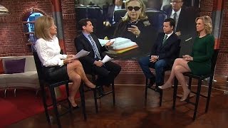 Alisyn Camerota & Margaret Hoover - hot legs - 03-17-15 (1080p)