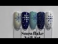 Snowflake Nail Art with GelMoment
