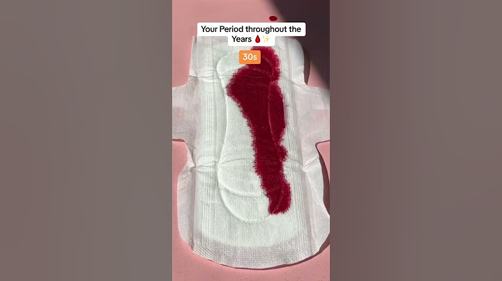 Your period flow will change with your age. Watch to see what your future flow holds🩸🤩