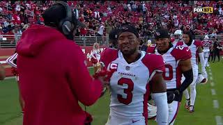 Budda Baker interception the play that salts it away