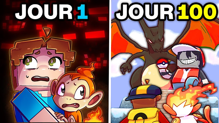 Survivre 100 JOURS sur Pokémon Minecraft, voici ce qu'il s'est passé...
