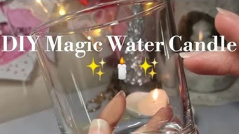 Diy Water Candle Making At Home Ideas/ How to make water candle /Candle Making/scented candle making