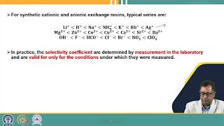 Lecture 07: Ion Exchange Process