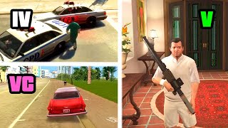 СКАНЕР ПОЛИЦИИ В GTA играх ЗА ГОДЫ (Эволюция)