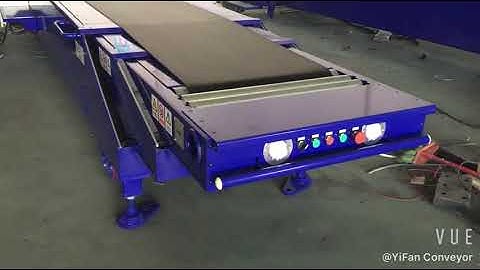 Small Light Duty Aluminum PVC Telescopic Belt Conveyor Display Video