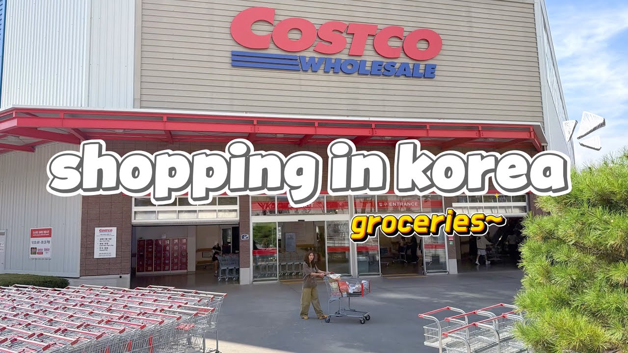 shopping in korea vlog 🇰🇷 grocery food haul with prices! 🥘 what’s new at Costco!