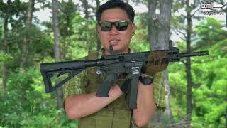 [태상호의 건스월드] AR 소총을 기반으로 개발된 9밀리 기관단총! 글록 권총 탄창도 호환되는  다산 DSMG-9 9밀리 기관단총 실사격 리뷰!