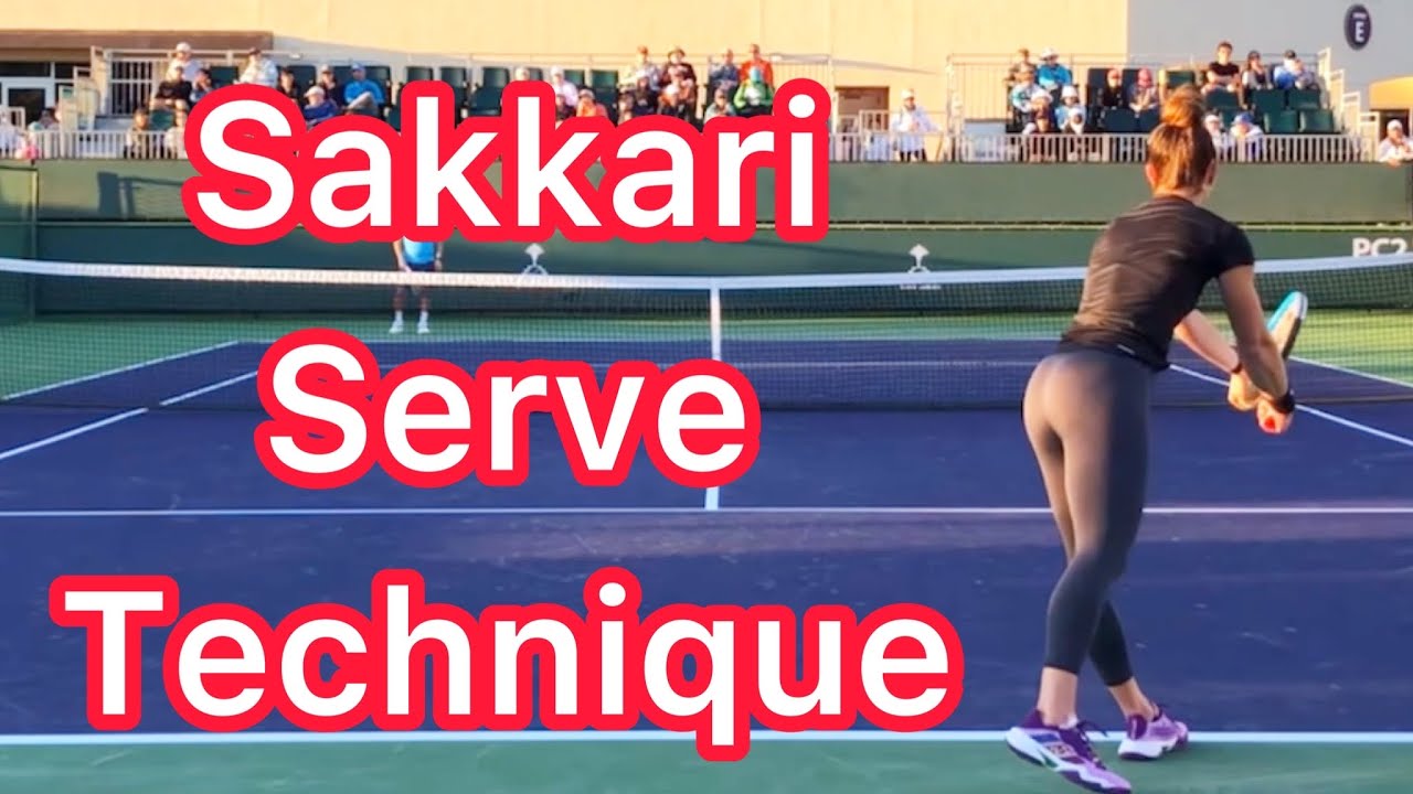 3 Amazing Tips From The Maria Sakkari Serve (Pro Tennis Technique)